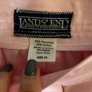 Lands End pink skirt size 14 small stain, should wash out.